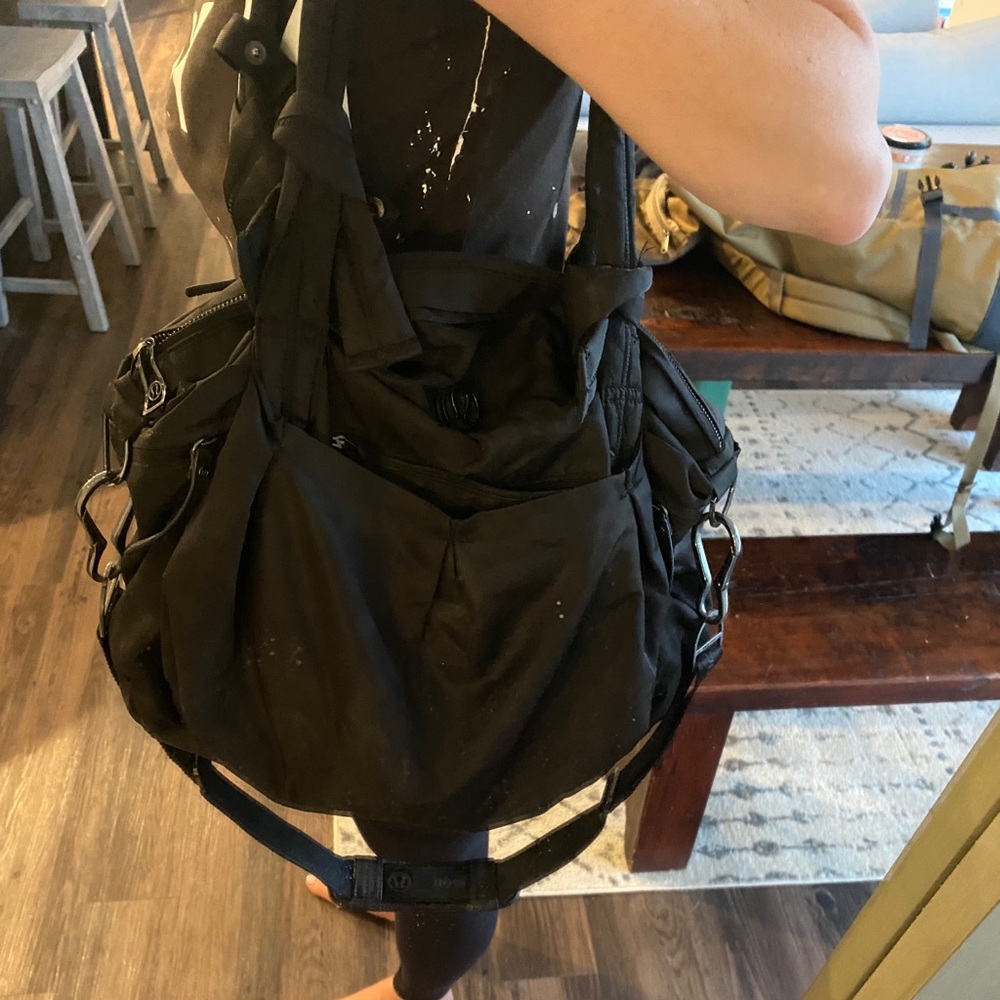 Lululemon black shoulder or crossbody bag